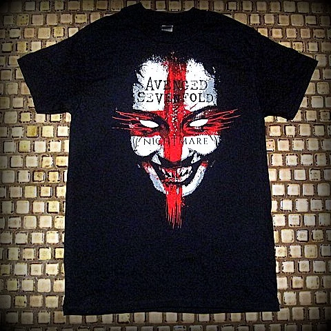 AVENGED SEVENFOLD -Nightmare - Two Sided Printed Vintage -T-Shirt