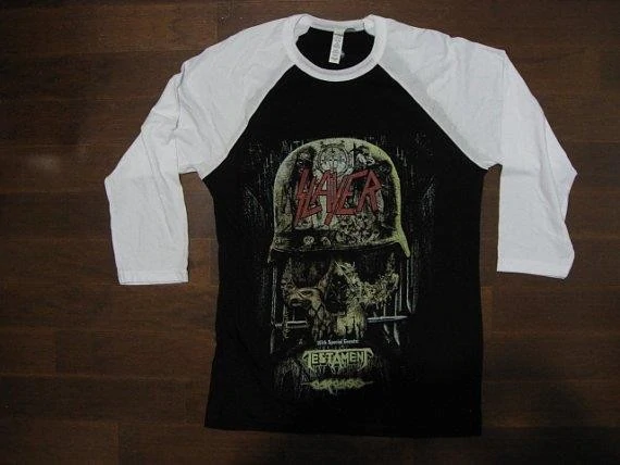 SLAYER - REPENTLESS-U.S. Tour 2016 -TWO SIDED PRINT - baseball Jersey 